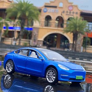 1 32 Tesla Modelo 3 Modelo x Modelo de autolos Modelo de vehículos de juguete Vehículos de juguete Toys GRATIS Toys for Ldren Gifts Boy Toy T230815
