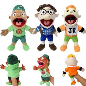 1/3pcs Boy Jeffy Hand Puppet Cody Junior Joseph Plush Doll Stuffed Toy with Movable Mouth for Play House Kid Child Birthday Gift 240127