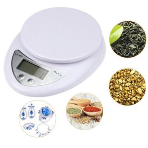 1-5000g balance de poids électronique ingrédients alimentaires de cuisine balance outil de mesure de poids numérique de haute précision avec boîte de vente au détail