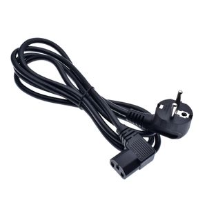 1.5M 3 PIN EU US AU Plug Computer C13 90 degrés AC Power Cord Adapter Cable for Printer Netbook Laptops Game Players Cameras Europe Powe Plugs to Household Appliances