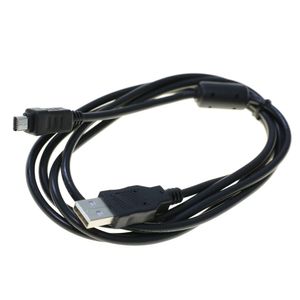 Cable de datos USB a 12P de 1,5 m/4,9 pies, Cable Digital USB5 USB6 de repuesto, núcleos de cobre puro OD4.0 para cámara CB-USB5 CB-USB6 Olympus