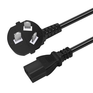 1,5 m Cord d'alimentation IEC UK / EU / CN / US 3 PLIG Câble de cordon d'alimentation universel pour Dell Computer PC Monitor HP Imprimante TV Projecteur