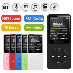 Mini lecteur MP3 MP4 de 1.8 pouces, écran d'affichage numérique, Bluetooth 4.0, baladeur Portable avec livre électronique/lecture/Radio FM