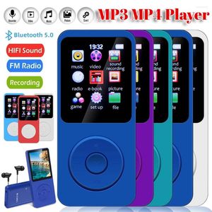 Mini lecteur de musique MP3 MP4 1.8 pouces, bouton poussoir, Bluetooth 5.0, USB, E-book, sport, Radio FM, baladeur pour étudiant, pour Win8/XP/VISTA