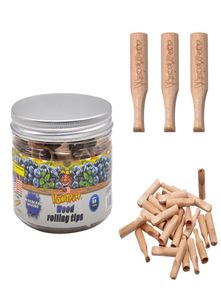 1 boîte de 60 capsules neuves avec buse en bois multi-arômes, étui à cigarettes en bois en conserve, accessoires pour fumer 2556940