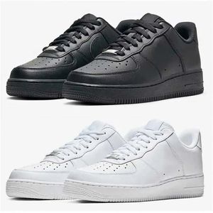 1 Chaussures de basket classiques One Skateboarding White Black Ones High Low Cut Trainers Forces 1s Air Cushion Original Sports Sneakers Taille 36-46 Skate Shoe1FKB