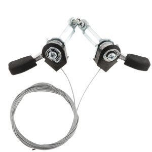 Paire 1 paire 3x5/6/7 Vaxe MTB Bike Thumb Shifter Aluminium Alloy top Mount Shifters avec Cable Mountain Road Bikes Gear