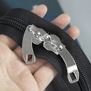 1 paire 5 # 8 # 10 # Slider à glissière Metal Zipper Pull DIY Clothes Sac Concusation Accessoires Zip Head Supplies de couture Kits de réparation