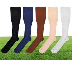 1 paire antifatigue Unisexe Compression Socks Travel Voyage Antifatigue Knee Stocks High Stocking Magic chaussettes Men039 MEIAS SOCK8379225