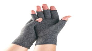 1 paire de gants de sport à Compression pour l'arthrite, Support de poignet en coton, soulagement des douleurs articulaires, attelle de main pour femmes et hommes, bracelet de thérapie 6727997