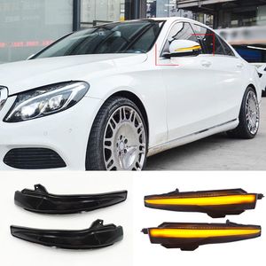 1 par para Mercedes Benz C Class W205 E W213 S W222 LED Dinámico de giro Dinámico Luz Light Spiral Light Light Light Repeater Sepepeer Blinker