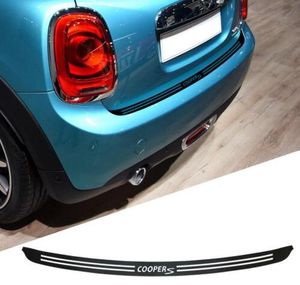 1 pièce 5D Fibre de carbone Car Bumper arrière Porte de charge de charge Protector Guard Trim Decal Sticker pour Mini Cooper Clubman R55 F55 F568087814