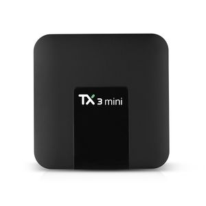 ¡1 pieza! TX3 mini android tv box 2GB 16GB Amlogic S905W Quad Core 4k decodificador ultra inteligente con teclado