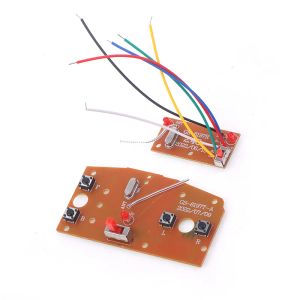 1 Définir la carte récepteur d'émetteur à quatre canaux 2.4g pour la carte de télécommande RC Remote Toys Pièces Circuit Circuit Board PCBA