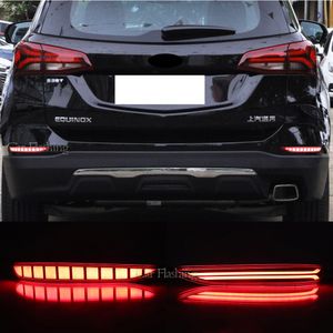 1 Set voiture LED pare-chocs arrière feux arrière pour Chevrolet Equinox 2017 2018 2019 2020 2021 2022 réflecteur lampe frein Stop feu clignotant