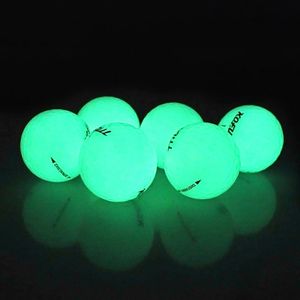 1 Juego de pelotas de golf LED fluorescentes luminosas de luz nocturna que brillan en la oscuridad 240129