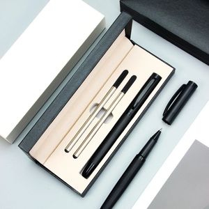 1 Set Luxury Metal Ball Point Point Recharge et Box Combining stylos for Business Writing Office Stationery Customalized Gift 240320