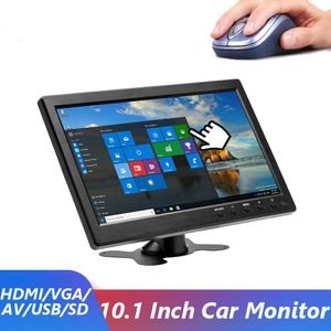 Moniteur de voiture 10.1 pouces avec HDMI VGA pour écran d'ordinateur TV LCD couleur caméra de recul de voiture et système de sécurité à domicile