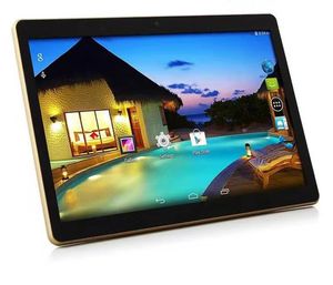 Tablette PC 10.1 pouces MTK6582 3G WCDMA Quad Core Android 4.4 IPS écran tactile capacitif double Sim tablettes