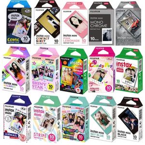 10 -50 feuilles Fujifilm Instax Mini 12 11 8 9 Film Tached Stars Fuji Instant Po Paper pour 70 7s 50s 90 25 Partager SP-1 Caméra 240410