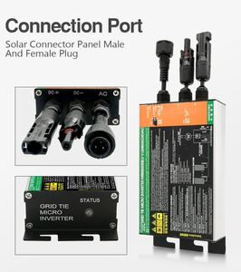 10.8-30V MPPT Tension 120W 150W 180W Panneau solaire micro-onduleur pour IP55 Utilisation à domicile