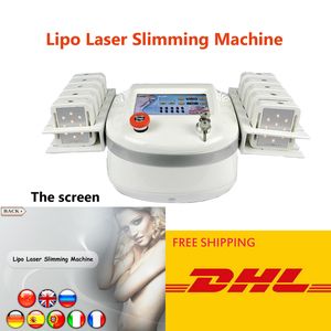 10 grands coussinets laser 160mw diode lipo laser minceur bons résultats laserlipo liposuccion rapide combustion des graisses équipement mince
