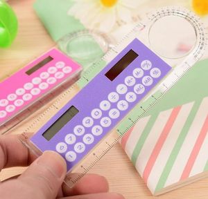 10 cm Ruler Mini Digital Calculator Kid Stationery School Office Gifts New mini caculator for student