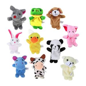 10 marionnettes à main mignonnes, un ensemble de marionnettes à doigts, 10 petits animaux, marionnettes à doigts, poupées puzzle en peluche, éducation précoce