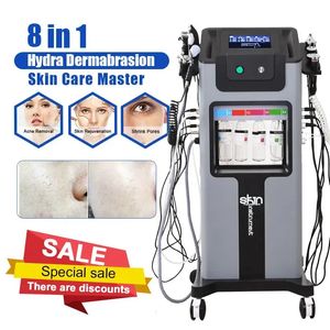 10 en 1 Hydro Dermabrasion Lifting du visage Nettoyage de la peau Rétrécissement des pores Élimination des rides Traitement de l'acné