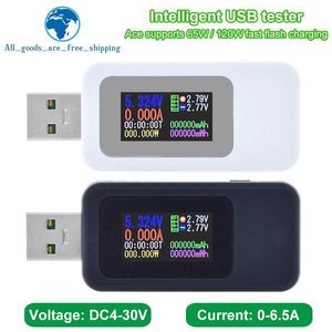 Testeur USB 10 en 1 DC Voltmètre numérique Amperimetro Courant Tension Mètre Amp Volt Ampèremètre Détecteur Power Bank Chargeur Indicateur