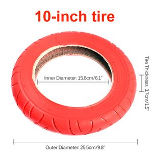 Tire de tube extérieur de 10 pouces pour Xiaomi M365 1S Pro Electric Scooter Balance Type de cantilever