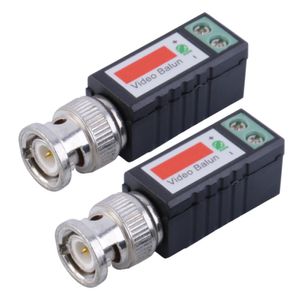 10 pares de transceptor de vídeo pasivo de 1 canal, conector BNC, adaptador Coaxial para cámara CCTV Balun DVR BNC UTP