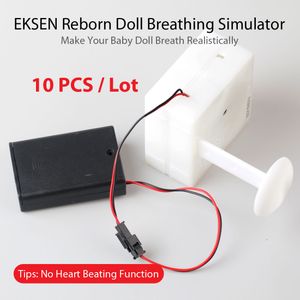 10 pièces/lot, simulateur de respiration pour poupée Reborn, jouet en peluche, simulateur de cœur de poupées de bébé, mécanisme de simulation de respiration.