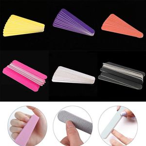 Kupa Nail Drill Limas de uñas 10 PCS Madera 100/180 Gris Papel de lija Bloque de tampón Pedicura profesional Manicura Polishi qylqgL