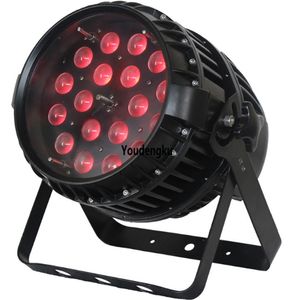 10 piezas 4 en 1 par led 18 x 10 exterior led par rgbw 10w zoom ip 65 led par luz