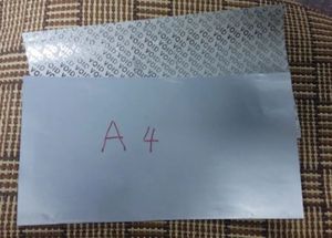 10 feuilles/paquet A4silver vide papier auto-adhésif impression étiquettes en papier A4 impression blanc étiquette autocollante personnalisée 240229