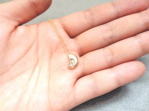 10 concha de caracol espiral mar colgante collar océano fondo playa fósil concha reptil criatura niña Lucky mujer madre hombres familia regalos joyería