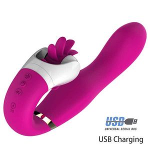 Godemiché vibrateur à Rotation muette à 10 vitesses, masseur, léchage de langue, Oral pour femmes, stimulateur de Clitoris, produit pour adultes