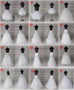 10 style pas cher une ligne robe de boule blanche sirène de mariage jumeau de mariée jupons de mariée