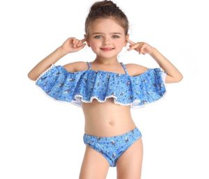 10 ans enfants maillot de bain filles bikini maillots de sport enfants plage patchwork maillot de bain body bébé maillot de bain pour les filles 14 Y1906154431