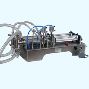 Machine de remplissage 100-1000ml Double buse liquide grande valve rotative équipement de remplissage et d'emballage quantitatif