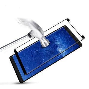 100% Case friendly 3D Couverture complète en verre trempé anti-explosion pour Samsung Galaxy Note 9 Film protecteur d'écran complet pour Samsung S9 Glass Opp