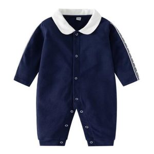 100% coton Designer Kids Vêtements Ensembles Baby Rompers Soft Breathable Toddler Boy Girls Raiper New-Born Auto-Jumps Jumps Suit Imprimer des vêtements rampants