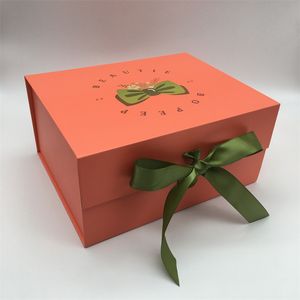 Caja de regalo magnética de lujo, embalaje plano de papel plegable con logotipo personalizado 100%, venta al por mayor