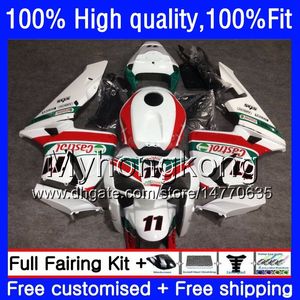 100%Fit OEM For HONDA CBR600RR CBR600 RR CBR600F5 600CC 48HM.92 CBR 600 White red hot CC RR F5 05 06 CBR 600RR 2005 2006 Injection Fairings