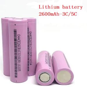 Batería de iones de litio 18650 recargable de alta calidad 100% ICR 3.7V 2000mAh 2600mAh Baterías de iones de litio de descarga de energía 3C de gran capacidad
