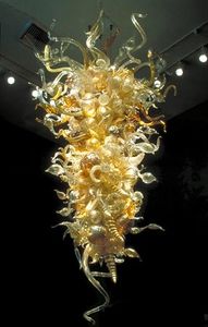 Lámparas colgantes Lámparas de Murano Arte de la luz Único Vestíbulo de la casa Araña de cristal Luces de estilo antiguo Vidrio soplado a mano Iluminación interior