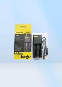 100 Nitecore original NEW I2 Digicharger LCD Affichage Chargeur de batterie Universal Nitecore I2 Charger VS Nitecore I2 D2 D4 UM10 UM207942084