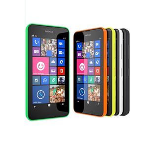 100% Original débloqué Nokia Lumia 630 téléphones débloqués 512M/8G quad core 5MP appareil photo 4.5 pouces Windows OS