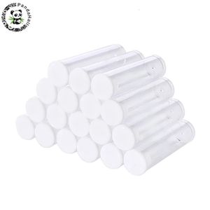 100 pièces Tube en plastique transparent perles conteneurs pots de stockage conteneurs bouteilles pour emballage de bijoux 55x15mm F70 240307